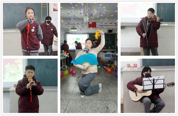 5各班节目精彩纷呈