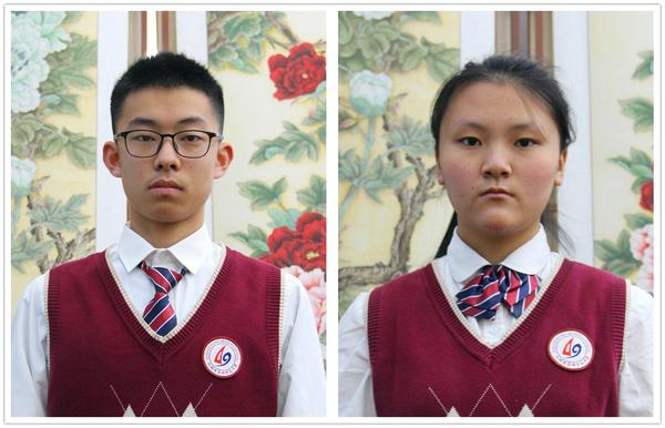 李博玚、刘晗做国旗下演讲