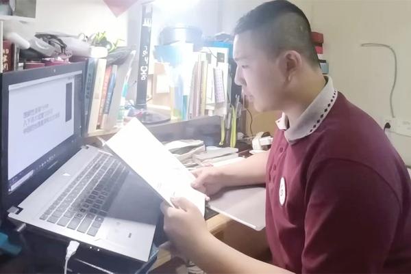 郑州49中学生线上学习 (5)