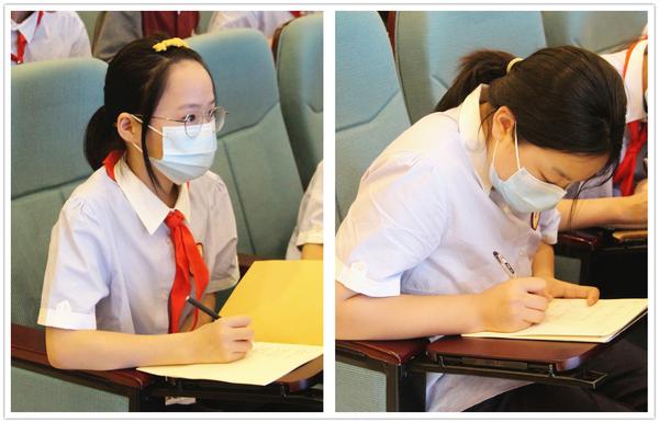 同学们认真记录